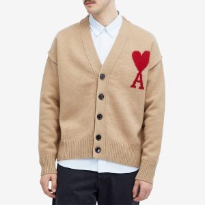 AMI Paris Large A Heart Cardigan