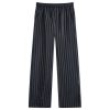 Closed Straight Leg Pinstripe Trousers