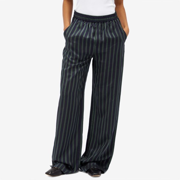 Closed Straight Leg Pinstripe Trousers