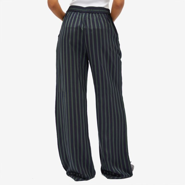 Closed Straight Leg Pinstripe Trousers