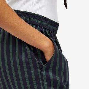 Closed Straight Leg Pinstripe Trousers