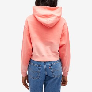 Sporty & Rich Serif Embroidered Cropped Hoodie