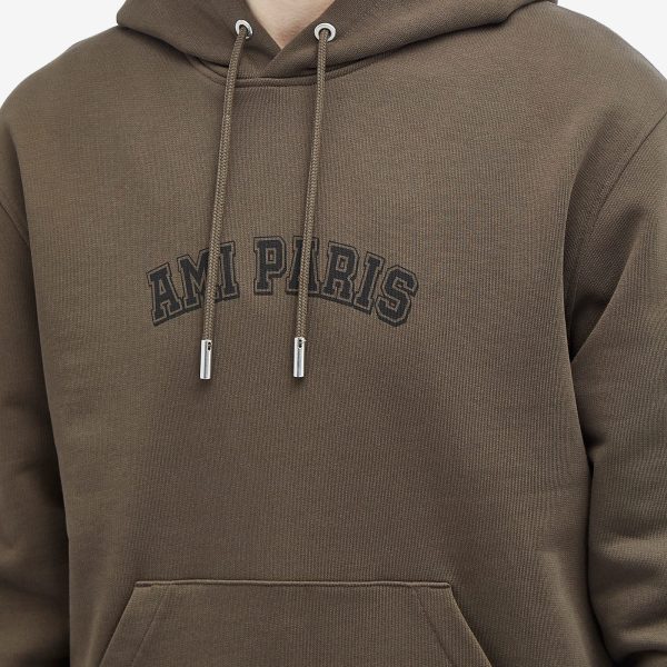 AMI Paris College Logo Hoodie