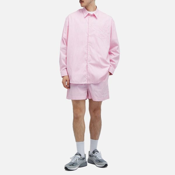 Sporty & Rich Hotel du Cap Cursive Oversized Shirt