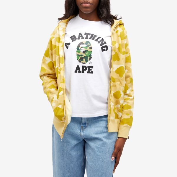 A Bathing Ape Camo Shark Full Zip Hoodie