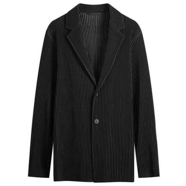 Homme Plissé Issey Miyake Pleated Single Breasted Jacket