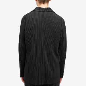 Homme Plissé Issey Miyake Pleated Single Breasted Jacket