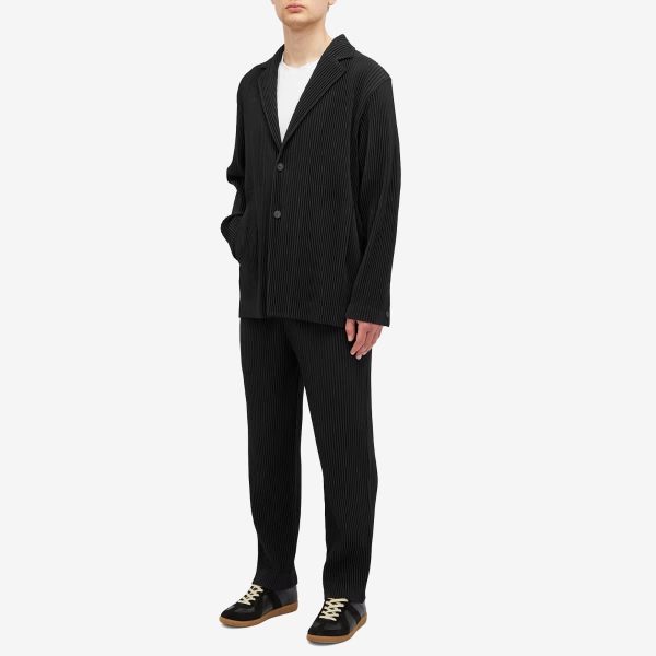 Homme Plissé Issey Miyake Pleated Single Breasted Jacket