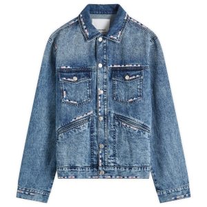 Isabel Marant Jango Embroidered Denim Jacket