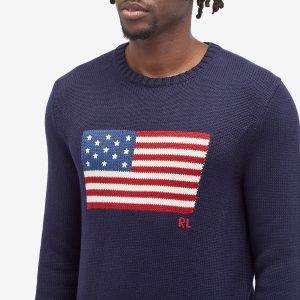 Polo Ralph Lauren Flag Intarsia Crew Jumper