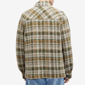 Isabel Marant Kevron Wool Check Overshirt