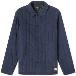 A.P.C. Hugo Quilted Shirt Jacket