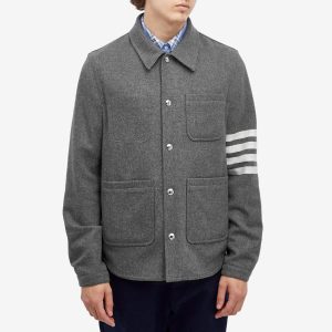 Thom Browne Melton Wool Utility Patch Jacket