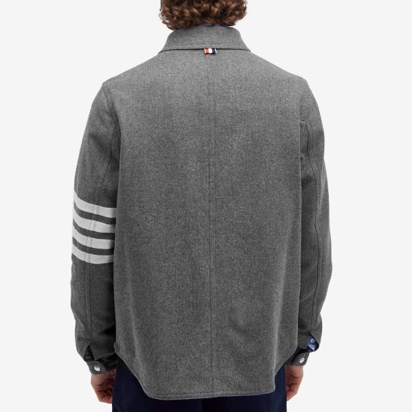 Thom Browne Melton Wool Utility Patch Jacket