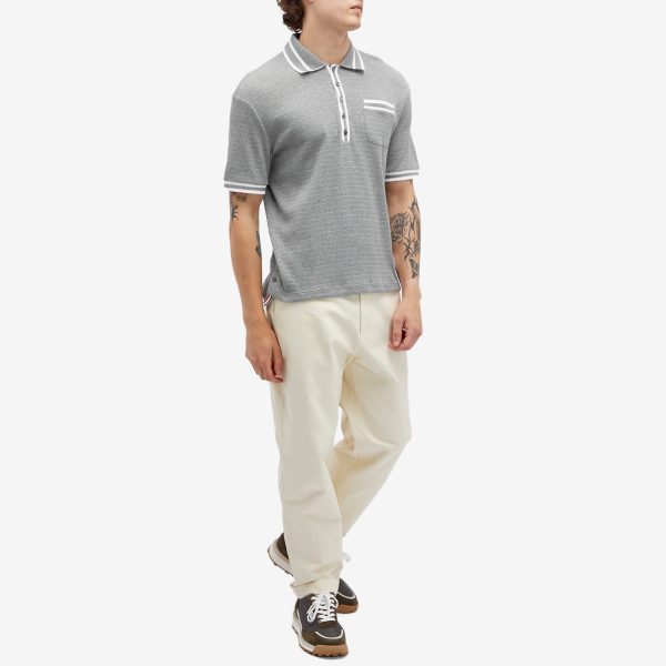 Thom Browne Textured Tipped Polo