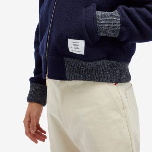 Thom Browne Wool Fleece Bomber Jacket