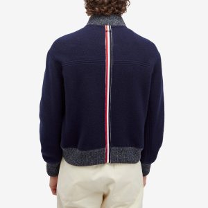 Thom Browne Wool Fleece Bomber Jacket