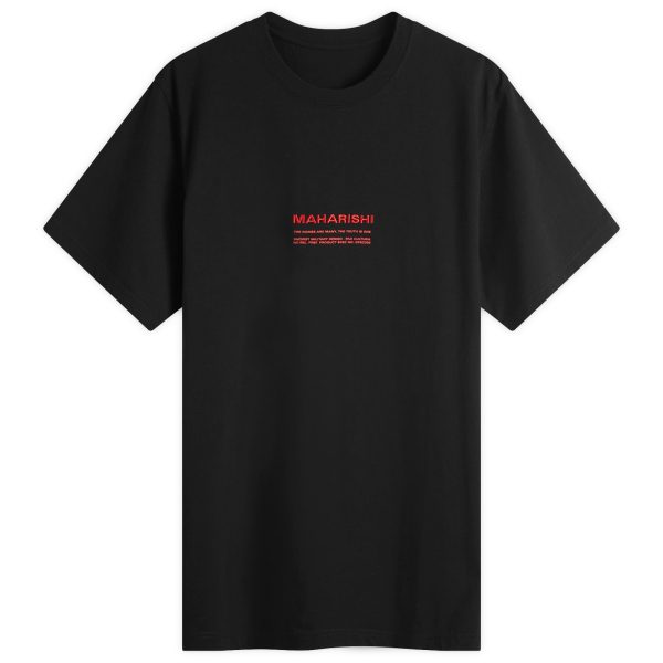 END. x Maharishi 23Rd Shield Embroidered T-Shirt