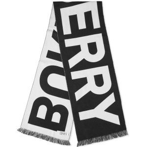 Burberry Text Logo Scarf