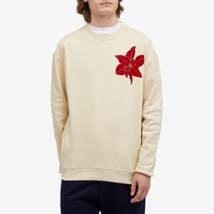 JW Anderson Flocked Flower Sweatshirt