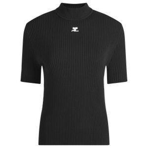 Courrèges Re-Edition Knit Short Sleeve Jumper