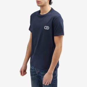 Valentino Embroidered V Logo Tee