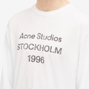 Acne Studios Edden 1996 Logo Long Sleeve T-Shirt