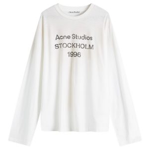 Acne Studios Edden 1996 Logo Long Sleeve T-Shirt