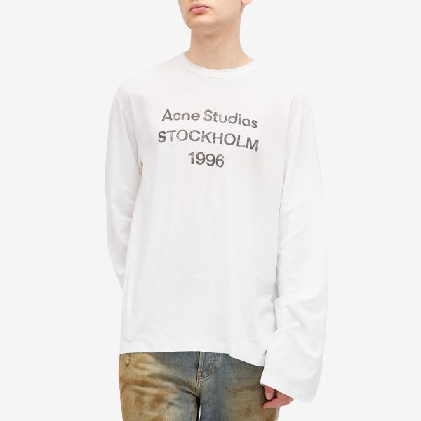 Acne Studios Edden 1996 Logo Long Sleeve T-Shirt