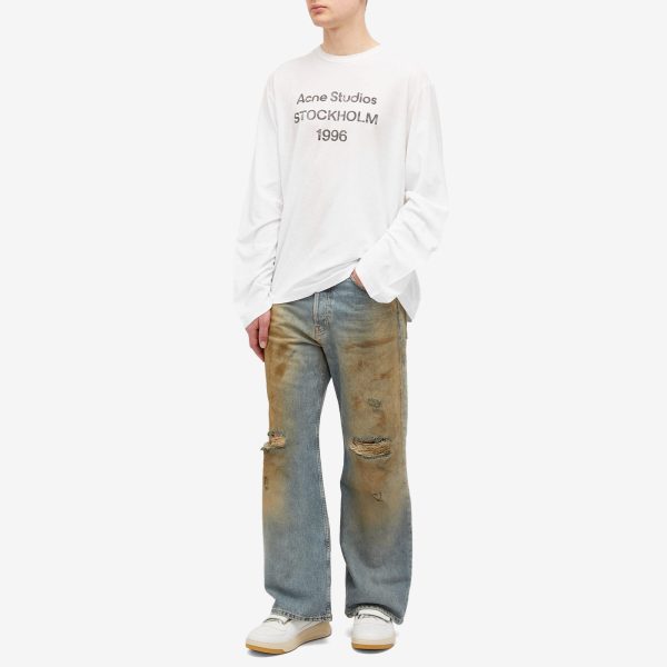 Acne Studios Edden 1996 Logo Long Sleeve T-Shirt