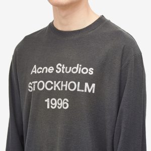 Acne Studios Edden 1996 Logo Long Sleeve T-Shirt