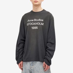 Acne Studios Edden 1996 Logo Long Sleeve T-Shirt