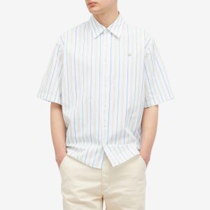 Acne Studios Sarlie Face Short Sleeve Stripe Shirt