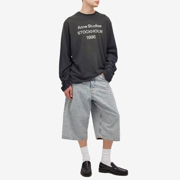 Acne Studios Edden 1996 Logo Long Sleeve T-Shirt