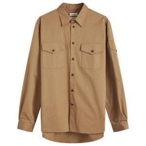 Alexander McQueen Logo Tape Military Shirt