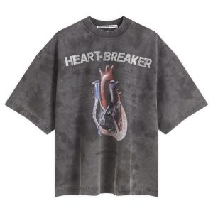 Alexander Wang Oversize Heart Breaker Print T-Shirt