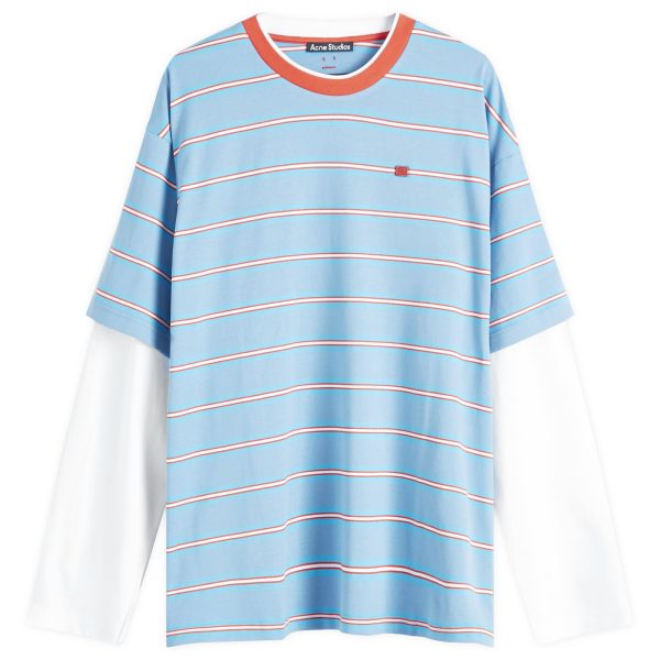 Acne Studios Eeve Stripe Double Sleeve T-Shirt