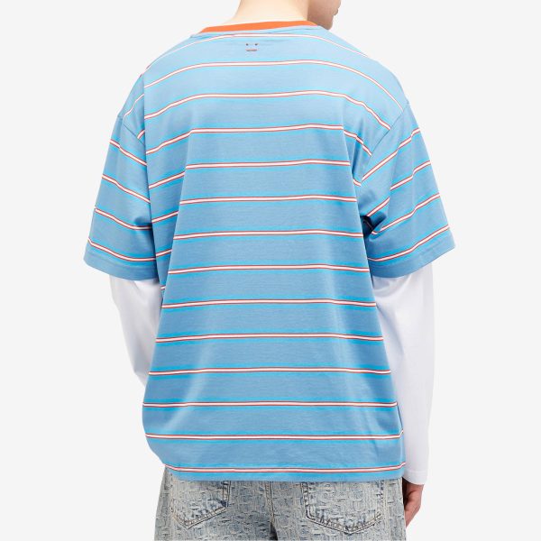 Acne Studios Eeve Stripe Double Sleeve T-Shirt