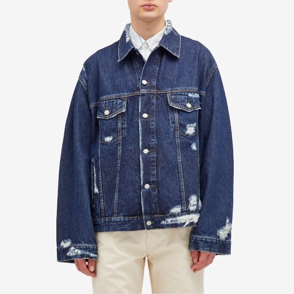 Acne Studios Robert Distressed Denim Jacket