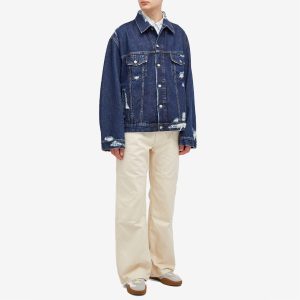 Acne Studios Robert Distressed Denim Jacket