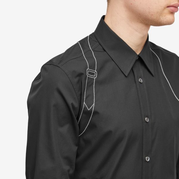 Alexander McQueen Contrast Stitch Harness Shirt