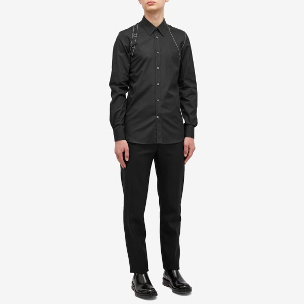 Alexander McQueen Contrast Stitch Harness Shirt