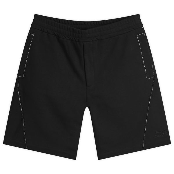 Alexander McQueen Contrast Stitch Jogger Shorts