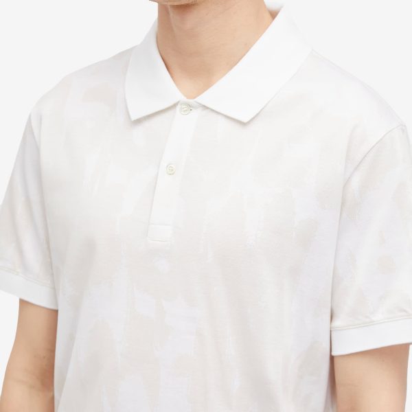 Alexander McQueen Jacquard Graffiti Logo Polo