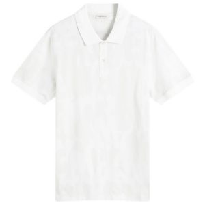 Alexander McQueen Jacquard Graffiti Logo Polo