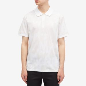 Alexander McQueen Jacquard Graffiti Logo Polo