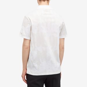 Alexander McQueen Jacquard Graffiti Logo Polo