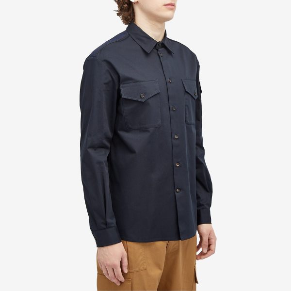 Alexander McQueen Logo Tape Military Shirt