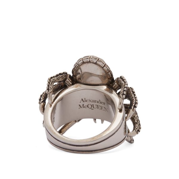 Alexander McQueen Skull Spider Ring