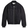 Alexander McQueen Denim MA-1 Bomber Jacket